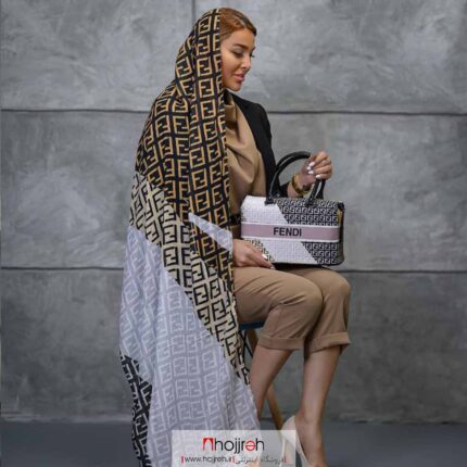 خرید ست شال و کیف طرح FENDI حجره روشا گالری