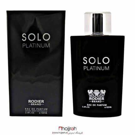 خرید ادو پرفیوم مردانه رودیر مدل Solo Platinum حجم 100 میلی لیتر حجره آرانو