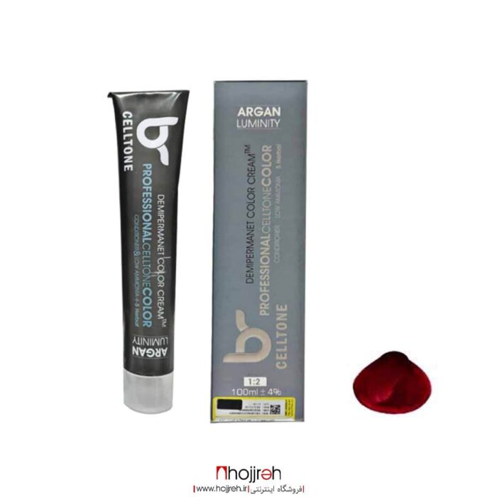 خرید رنگ مو سلتون Intense red شماره 6.55 رنگ قهوه ای قرمز آتشین تیره حجره آرانو