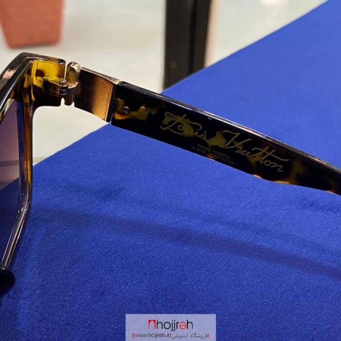 خرید عینک آفتابی uv 400 طرح LV پلنگی حجره گارنت کالکشن