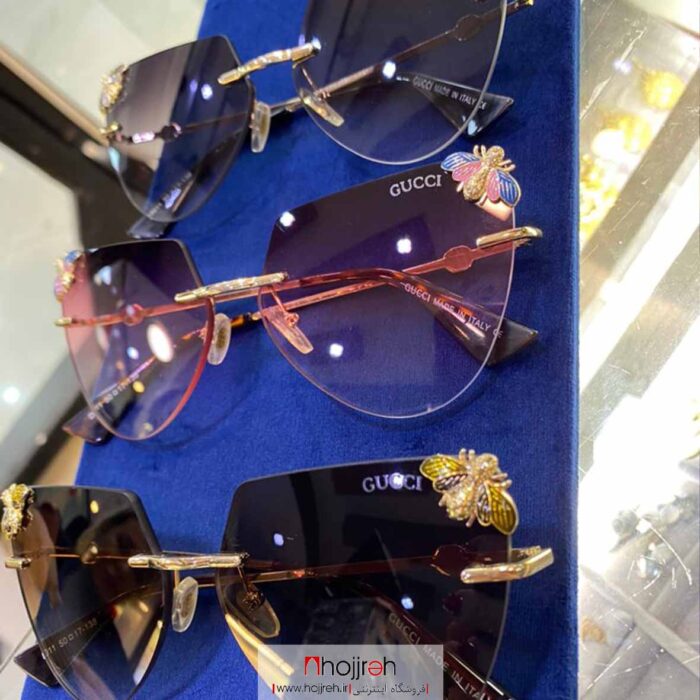 خرید عینک آفتابی uv400 طرح Gucci حجره گارنت کالکشن