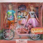 خرید عروسک باربی خانواده دوچرخه سوار از حجره