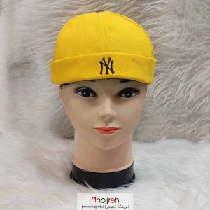 خرید کلاه لئونی طرح NY رنگ زرد از حجره