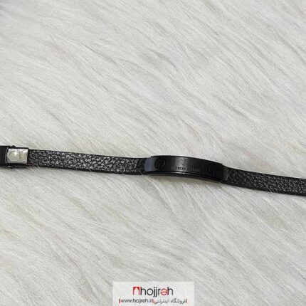 خرید دستبند چرمی استیل GLORCIO ARMANI از حجره دیبا گالری