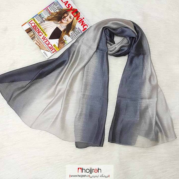 خرید شال نخ ابریشم بهاره طرح طیفی اورجینال از حجره دیبا گالری