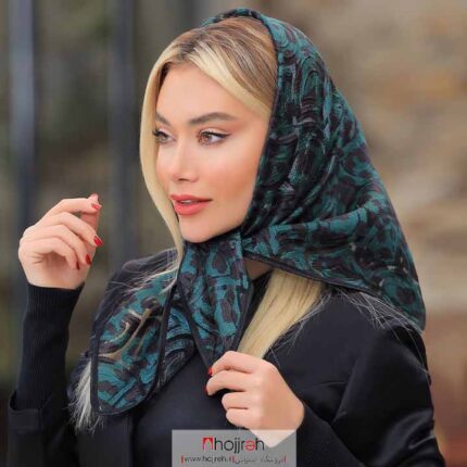 خرید و قیمت روسری مینی اسکارف حریر طرح برجسته از حجره دیبا گالری