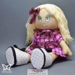 خرید و قیمت عروسک روسی دختر مو کاموایی از حجره