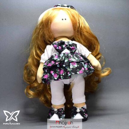 خرید و قیمت عروسک روسی دختر مو بلند لباس گل گلی از حجره
