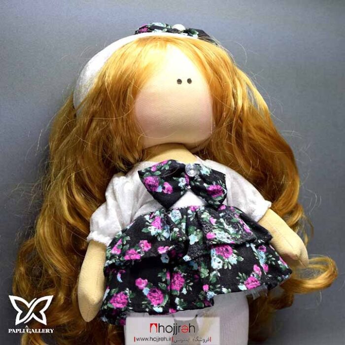 خرید و قیمت عروسک روسی دختر مو بلند لباس گل گلی از حجره