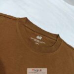 خرید و قیمت تیشرت قهوه ای نخ ضخیم h&m از حجره