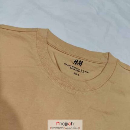 خرید و قیمت تیشرت گلبهی نخ ضخیم h&m از حجره