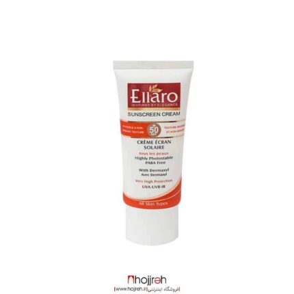 خرید و قیمت ضد آفتاب الارو Ellaro بی رنگ SPF50 از حجره آرانو