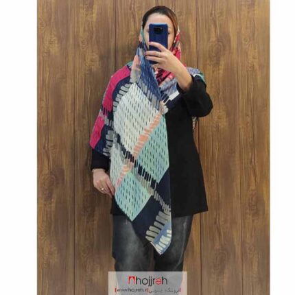 خرید و قیمت روسری نخی قواره دار از حجره روشا گالری