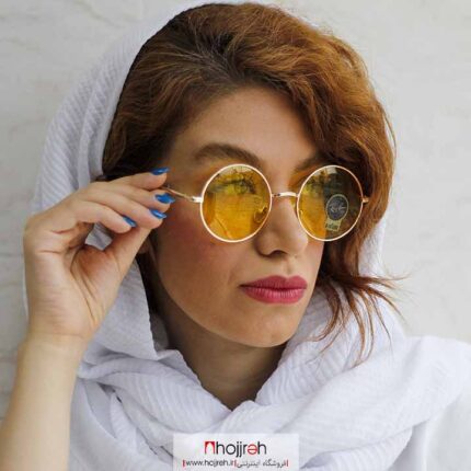 خریدد و قیمت عینک آفتابی گرد دخترانه UV400 طرح ری بن RAY BAN از حجره