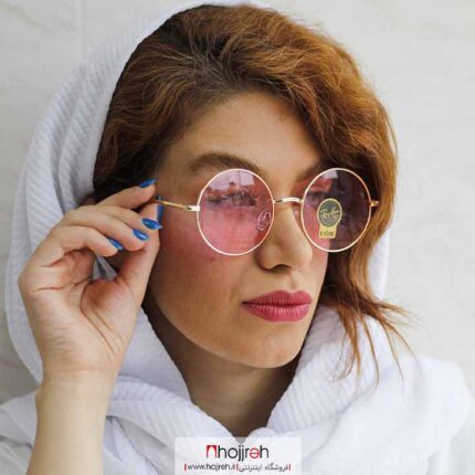 خریدد و قیمت عینک آفتابی گرد دخترانه UV400 طرح ری بن RAY BAN از حجره