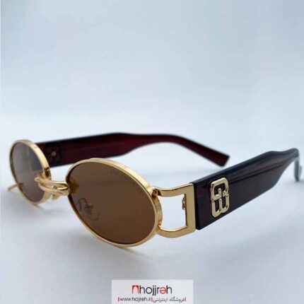 خرید و قیمت عینک آفتابی UV400 رنگ قهوه ای از حجره