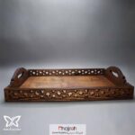 قیمت و خرید سینی چوبی ایرانی سنتی از حجره