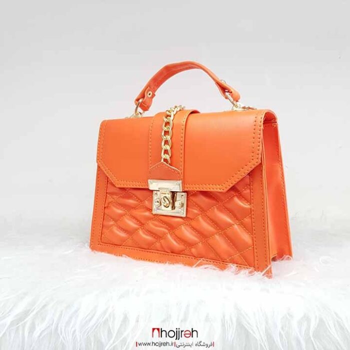 خرید و قیمت کیف دخترانه مجلسی نارنجی از حجره