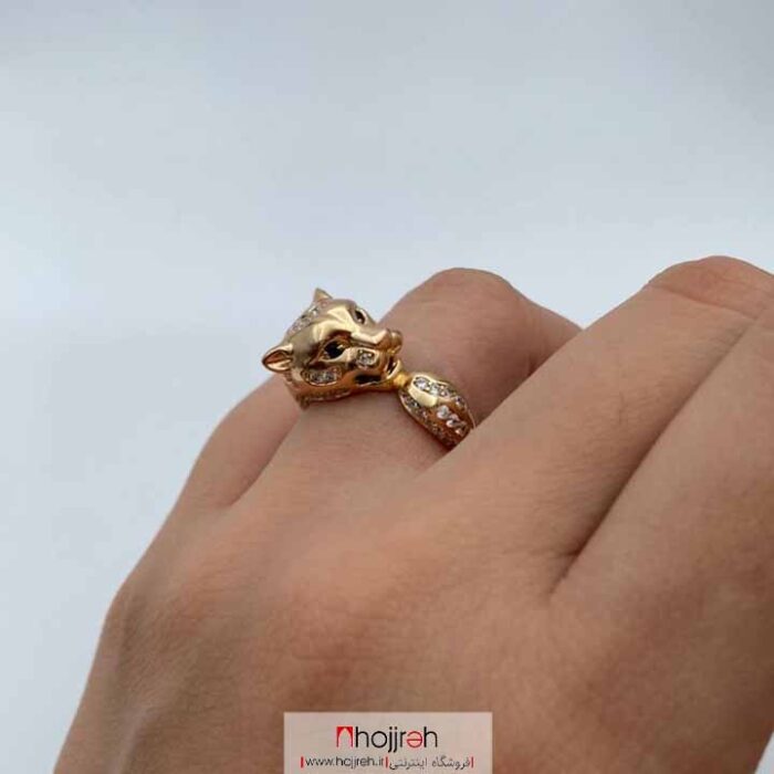 خرید و قیمت انگشتر طرح پنتر برند ژوپینگ از حجره