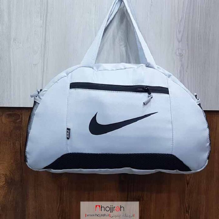 خرید و قیمت ساک ورزشی پارچه ای نایک NIKE سفید از حجره