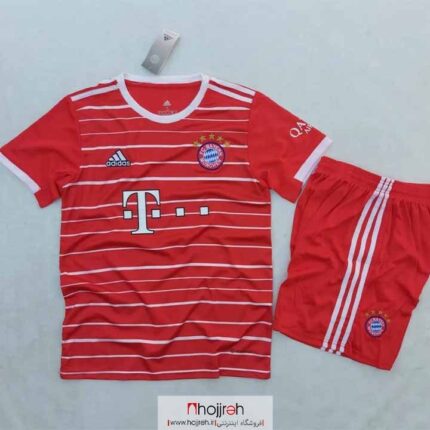 خرید و قیمت بلوز و شورت پیراهن و شورت بایرن مونیخ BAYERN MUNICH فصل ۲۰۲۲ - ۲۰۲۳ از حجره