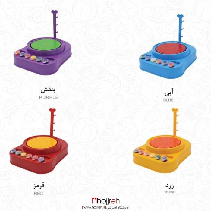 خرید و قیمت چرخ سفال گری اسباب بازی از حجره