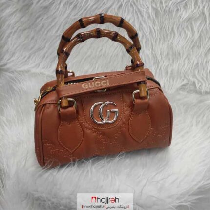 خرید و قیمت کیف گوچی GUCCI دسته چوبی بامبو عسلی از حجره