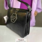 خرید و قیمت کیف دوشی فیلیپ پلین Philipp Plein دخترانه مشکی از حجره