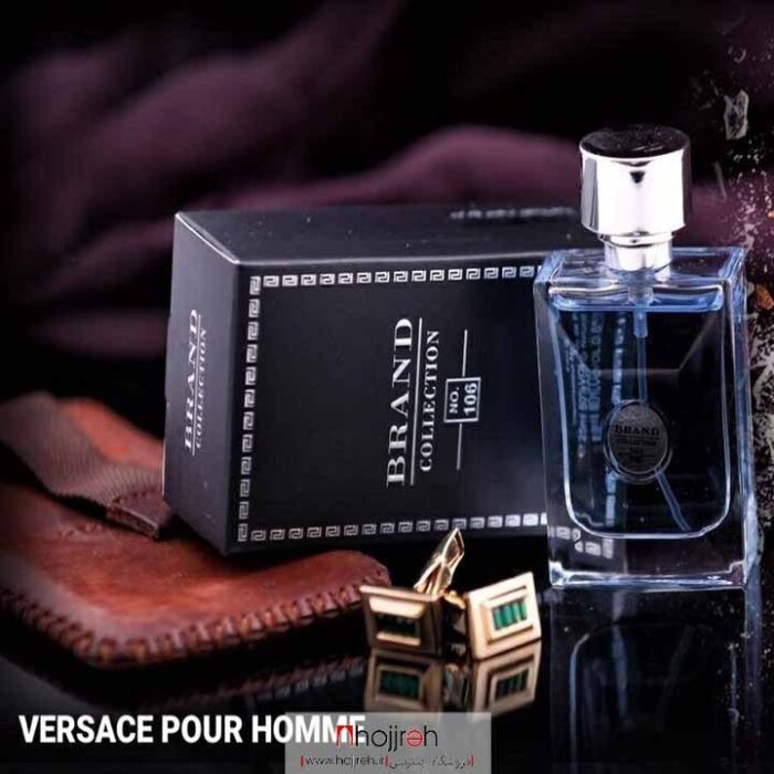 خرید و قیمت عطر مردانه برند کالکشن BRAND COLLECTION مدل ورساچه پورهوم Versace Pour Homme شماره 106 حجم 25 میلی لیتر از حجره