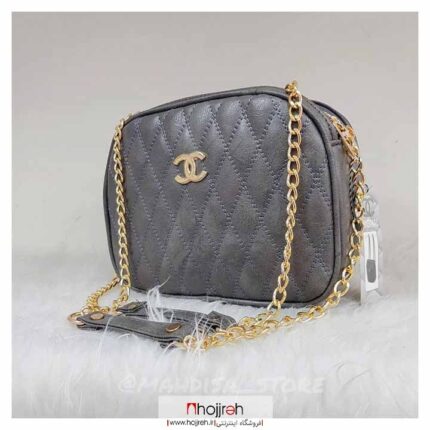 خرید و قیمت کیف چرم دخترانه طوسی شنل CHANEL از حجره