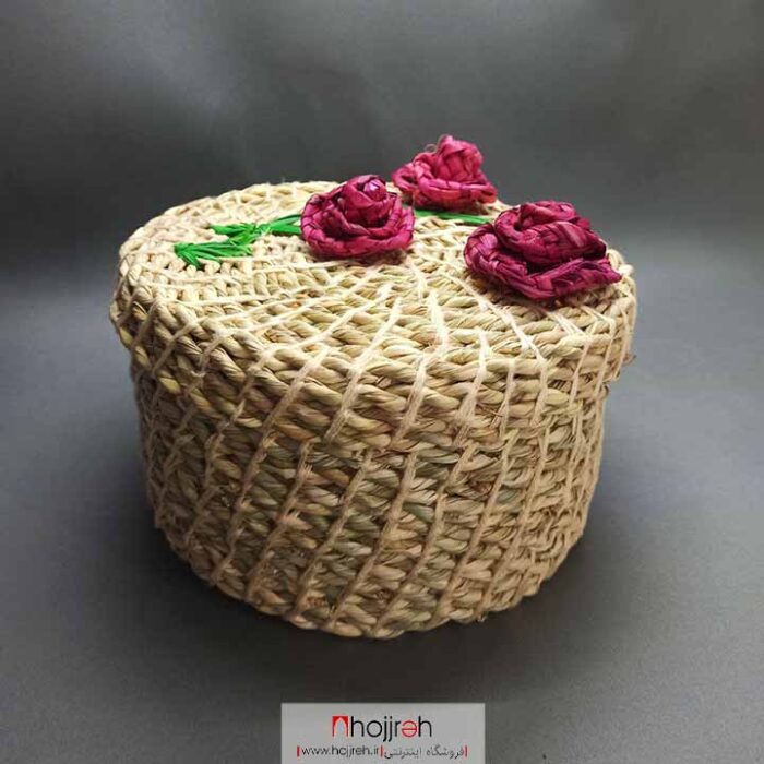 قیمت و خرید باکس حصیری گل دار از حجره