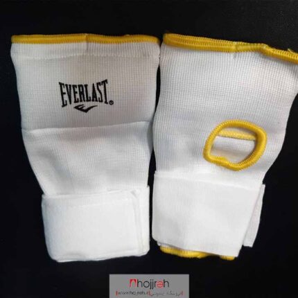 خرید و قیمت باند بوکس آماده EVERLAST سفید - زرد از حجره