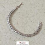 خرید و قیمت دستبند تنیسی طرح جواهر از حجره