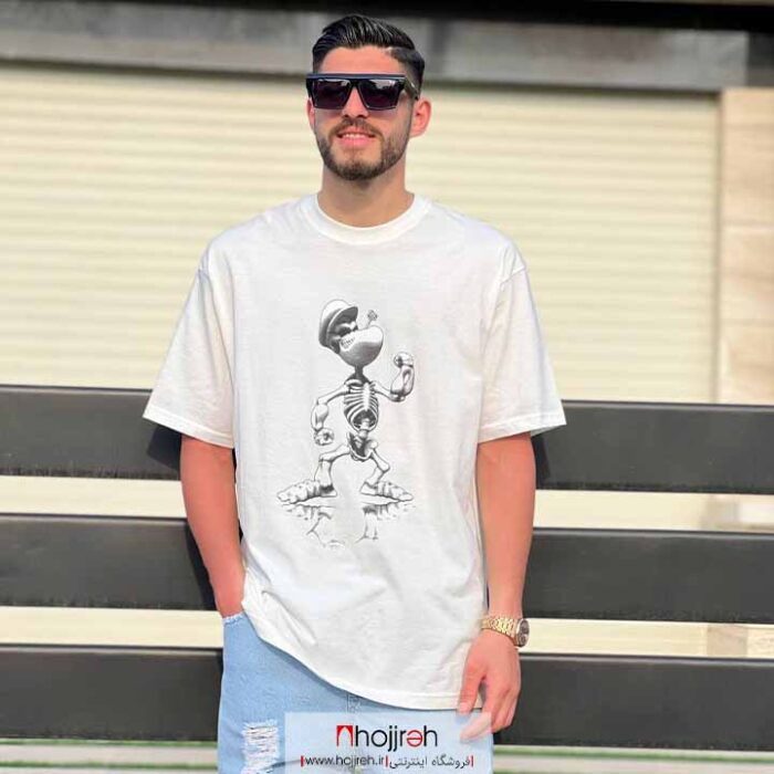 خرید و قیمت تیشرت مردانه ملوان زبل سفید از حجره