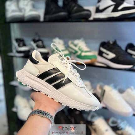 خرید و قیمت کتانی مردانه آدیداس ADIDAS فرمول سفید مشکی از حجره