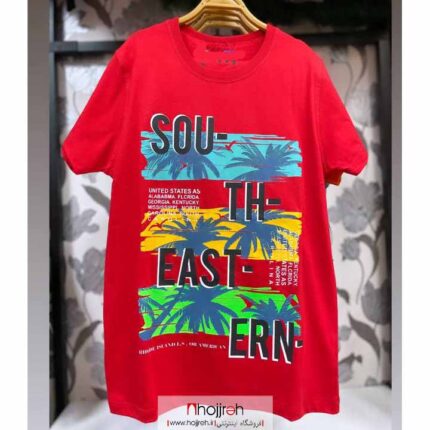 خرید و قیمت تیشرت و شلوارک بچگانه هاوایی مناسب 8 تا 15 سال قرمز از حجره
