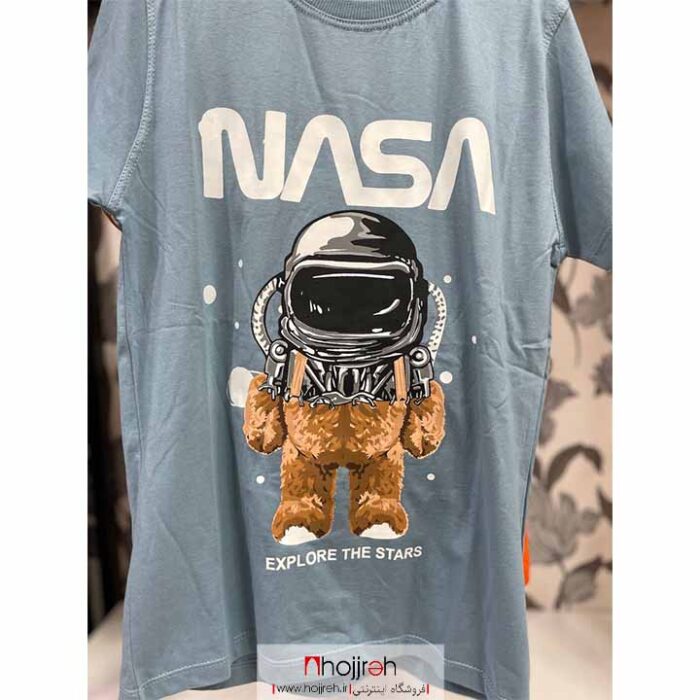 خرید و قیمت تیشرت و شلوارک بچگانه طرح ناسا NASA مناسب 8 تا 15 سال طوسی از حجره
