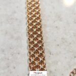 خرید و قیمت دستبند حصیری استیل طلایی برند YSX از حجره