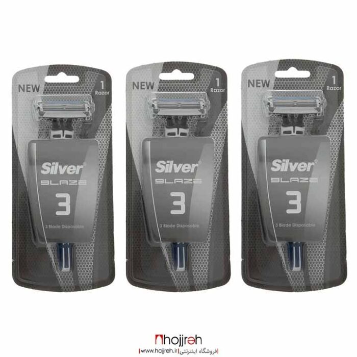 خرید و قیمت خود تراش سیلور مدل BLAZE 3 سه تیغ SILVER از حجره