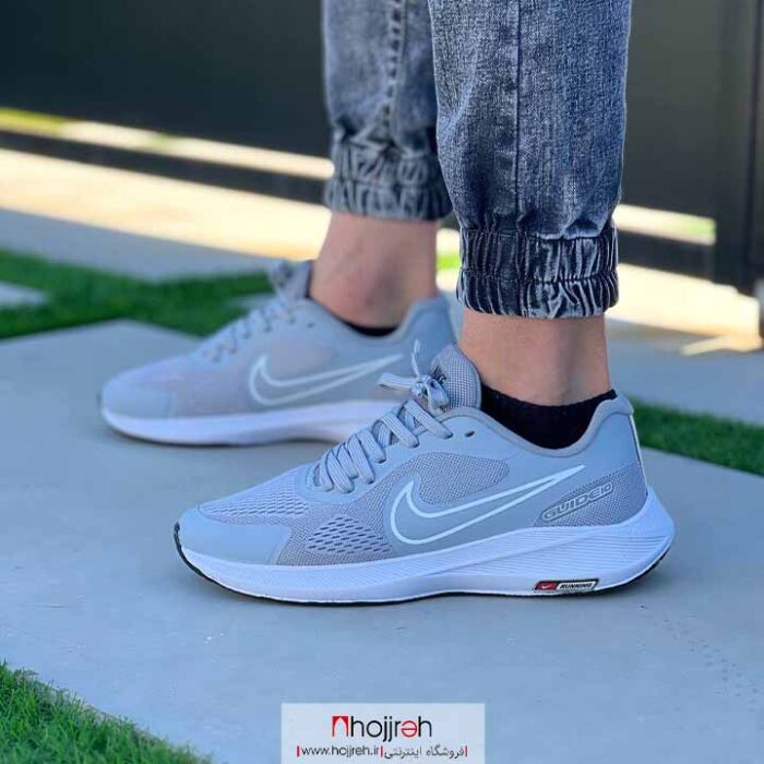 خرید و قیمت کتانی رانینگ نایک NIKE طوسی از حجره