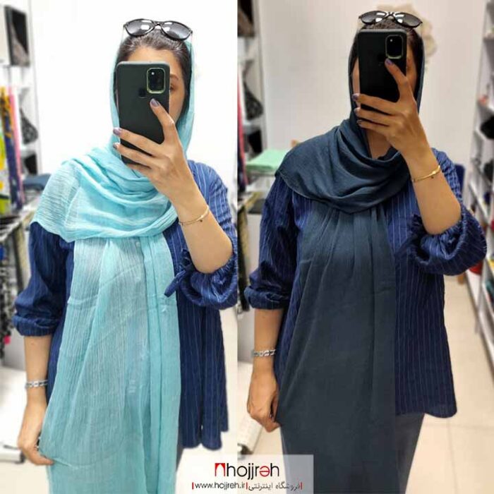 خرید و قیمت شال کنفی مدل هنرمندی از حجره