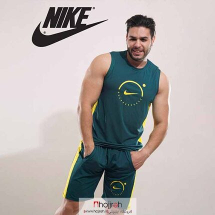 خرید و قیمت ست تاپ و شلوارک نایک NIKE سبز از حجره