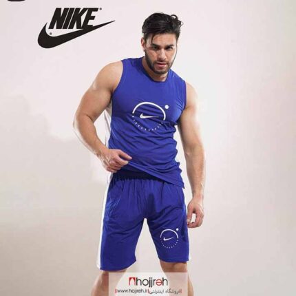 خرید و قیمت ست تاپ و شلوارک نایک NIKE آبی از حجره