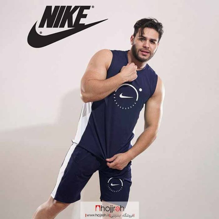 خرید و قیمت ست تاپ و شلوارک نایک NIKE سورمه ای از حجره