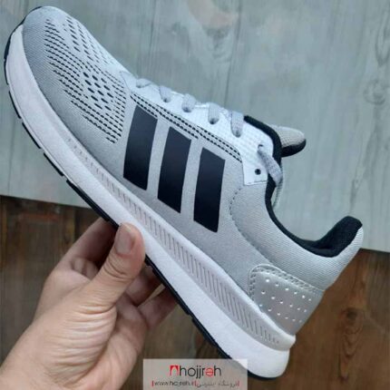 خرید و قیمت کتانی رانینگ آدیداس ADIDAS طوسی از حجره