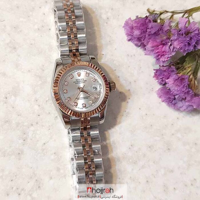 خرید و قیمت ساعت مچی زنانه رولکس ROLEX مدلDATEJUST از حجره