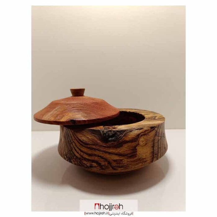 خرید و قیمت شکلات خوری طرح سنتی گمج چوبی در دار از حجره