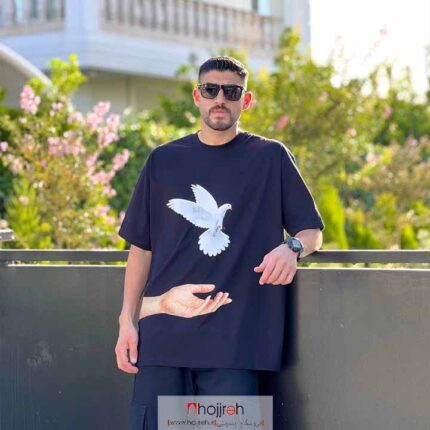 خرید و قیمت تیشرت مردانه ماچینست مشکی از حجره