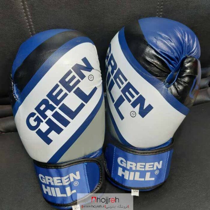 خرید و قیمت دستکش بوکس گرین هیل GREEN HILL آبی سایز 12 از حجره