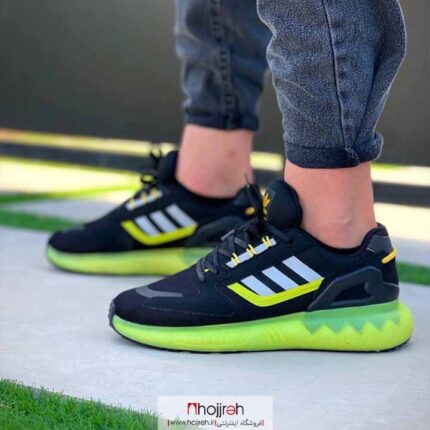 خرید و قیمت کتانی مردانه آدیداس ADIDAS مشکی سبز از حجره